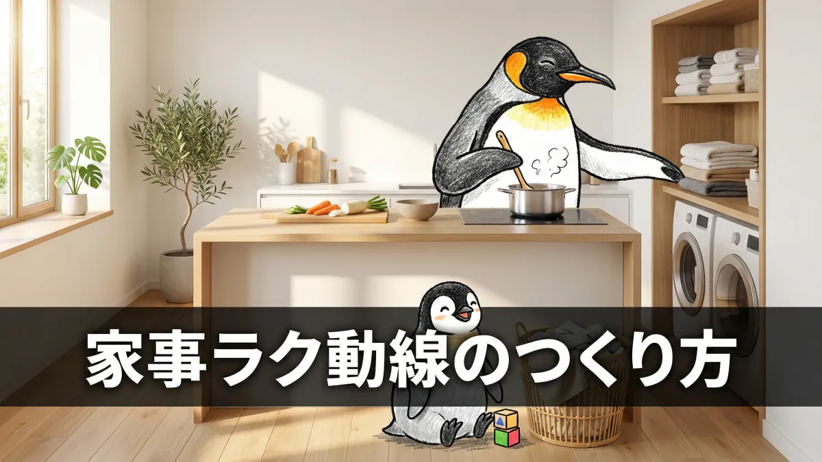 家事がラクになる間取りの工夫｜回遊動線と家事動線で暮らしが変わる