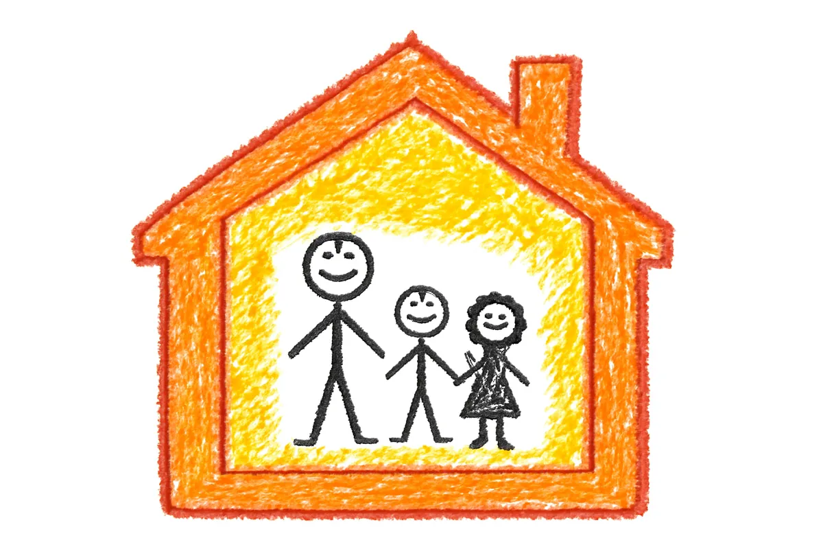 高断熱住宅の断面イメージ