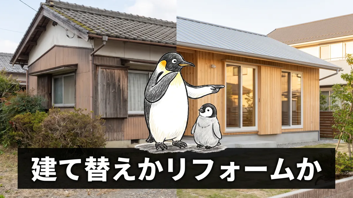 建て替えとリフォーム、どっちがお得？判断基準を解説